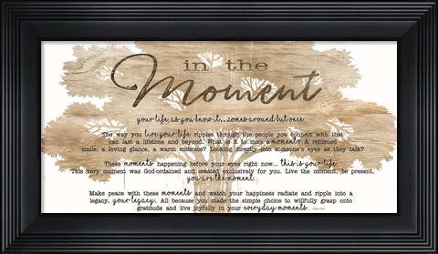 Framed In the Moment Print