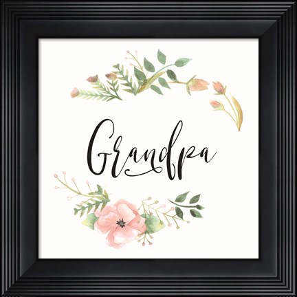 Framed Grandpa Print