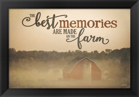 Framed Farm Memories Print