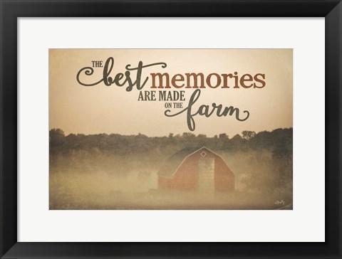 Framed Farm Memories Print