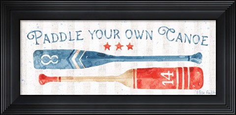 Framed Nautical Life III Print