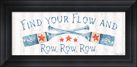 Framed Nautical Life II Print