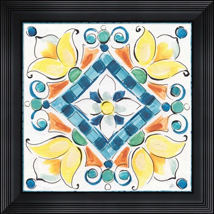 Framed Mediterranean Breeze XX Print