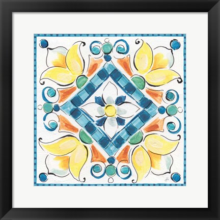 Framed Mediterranean Breeze XX Print