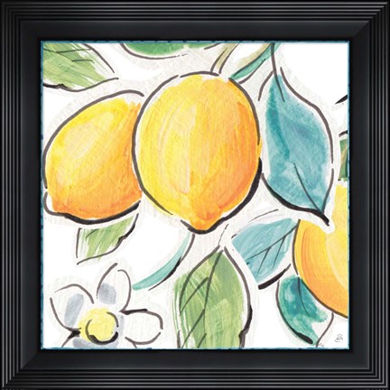 Framed Mediterranean Breeze XV Print