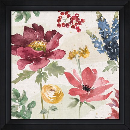 Framed Watercolor Fall II Print