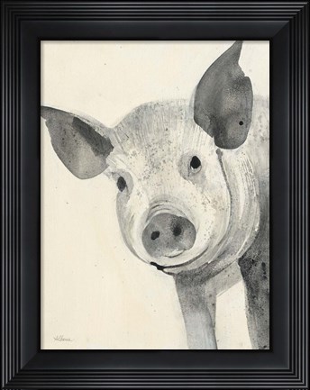 Framed Oink Print
