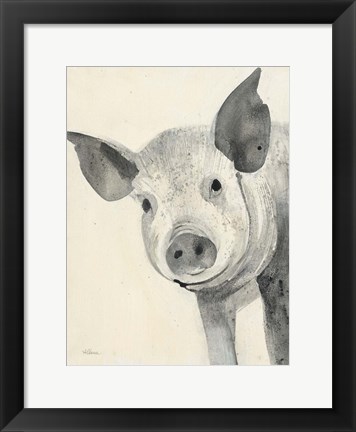 Framed Oink Print