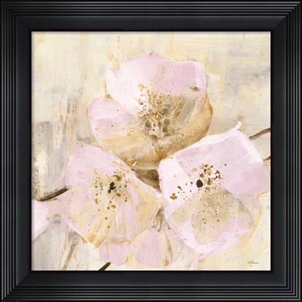 Framed Elegance III Pink Print