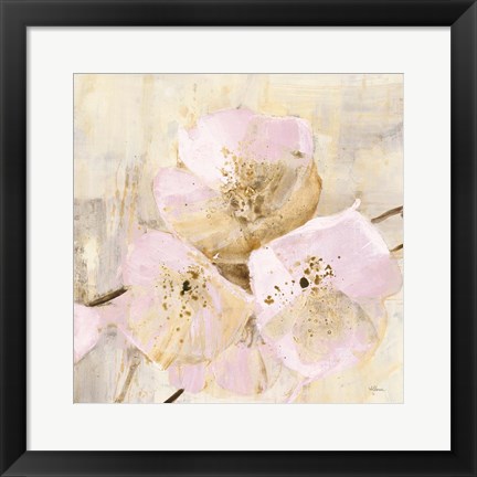 Framed Elegance III Pink Print