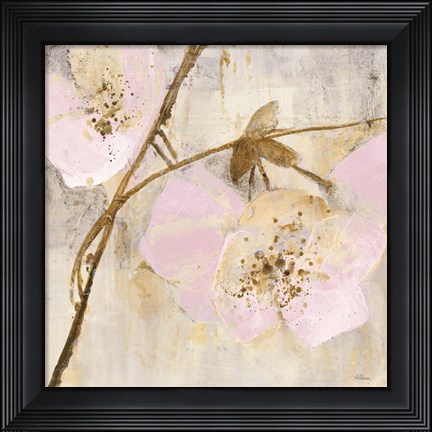 Framed Elegance II Pink Print
