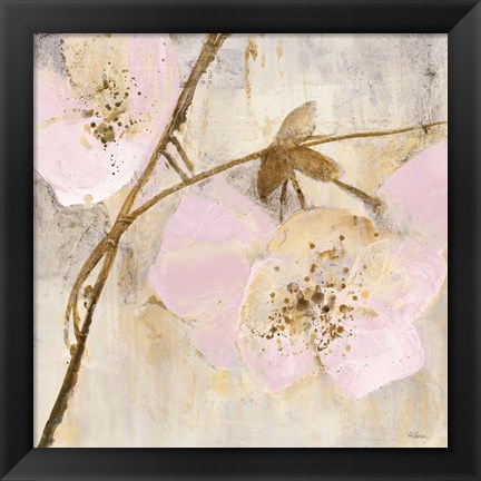 Framed Elegance II Pink Print