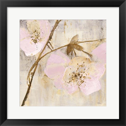 Framed Elegance II Pink Print