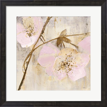 Framed Elegance II Pink Print
