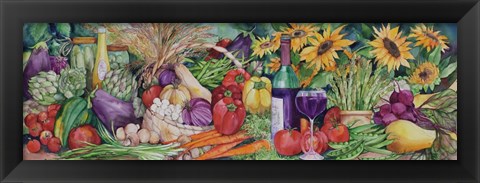 Framed Vegetable Medley Print
