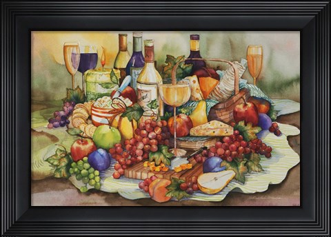 Framed Wine Tastings Print
