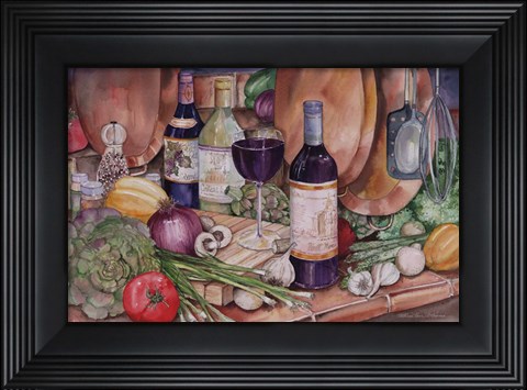Framed Gourmet Night Print
