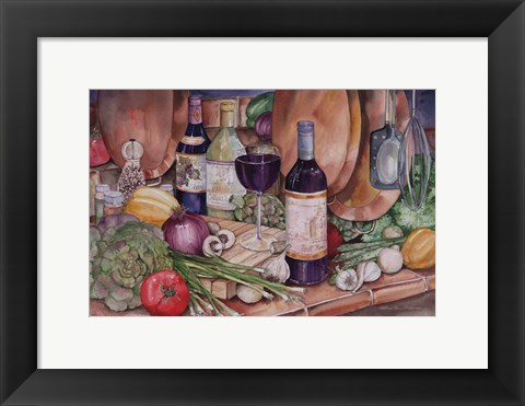 Framed Gourmet Night Print