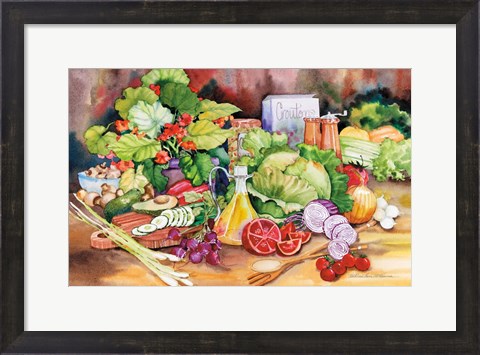 Framed Garden Salad Print