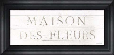 Framed Maison des Fleurs IX Print