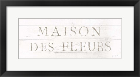 Framed Maison des Fleurs IX Print