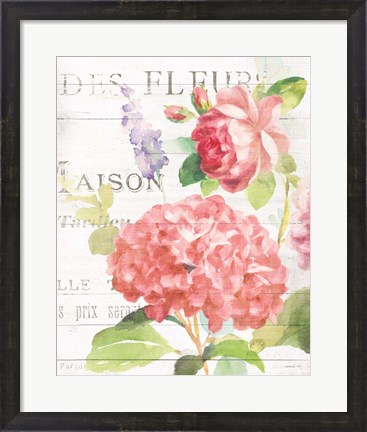 Framed Maison Des Fleurs IV Print
