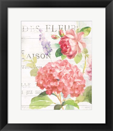 Framed Maison Des Fleurs IV Print