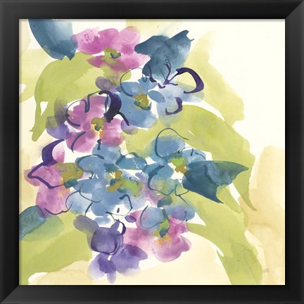 Framed Spring Bouquet II Print