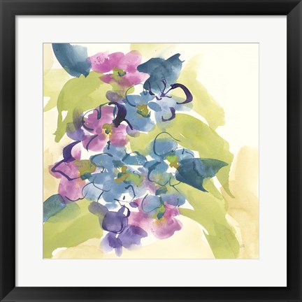 Framed Spring Bouquet II Print