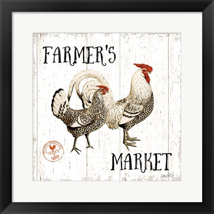 Framed Free Range Fresh II Print