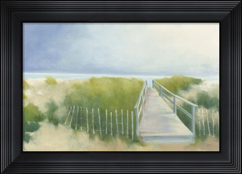 Framed Beach Walk Print