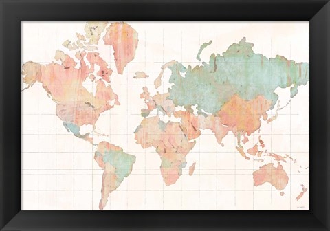 Framed Across the World Print