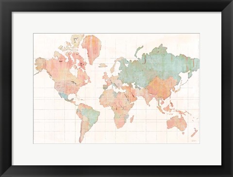 Framed Across the World Print