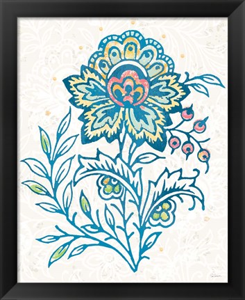 Framed Kala Flower IV Print