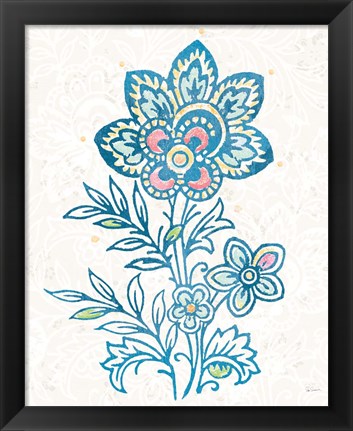 Framed Kala Flower I Print