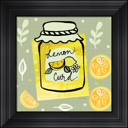 Framed Pretty Jams and Jellies III Print
