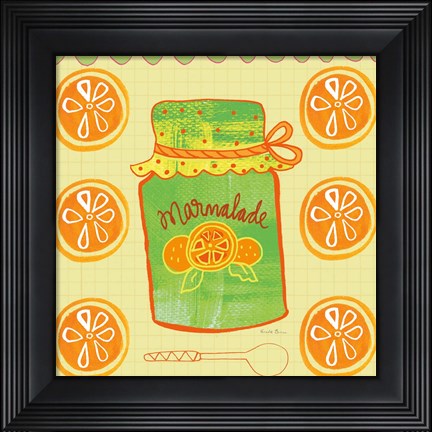 Framed Pretty Jams and Jellies II Print