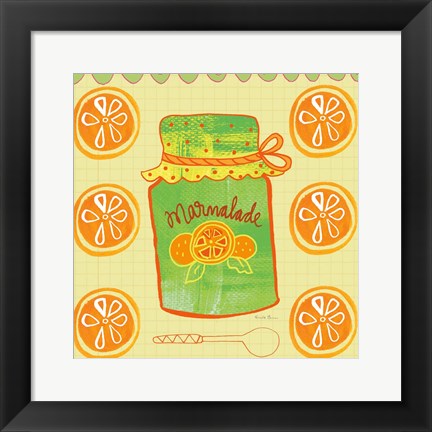 Framed Pretty Jams and Jellies II Print