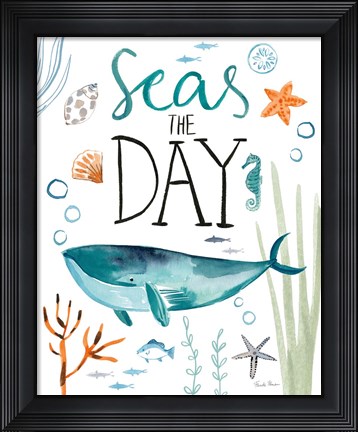 Framed Whale Tale II Print