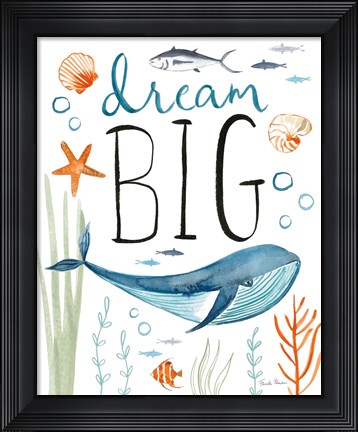 Framed Whale Tale I Print