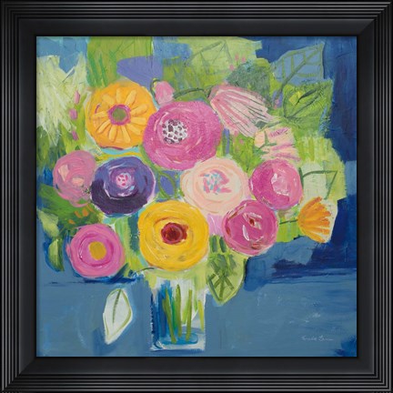 Framed Happy Bouquet Print