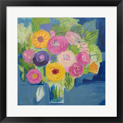 Framed Happy Bouquet Print