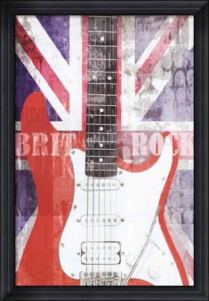 Framed Brit Rock One Print