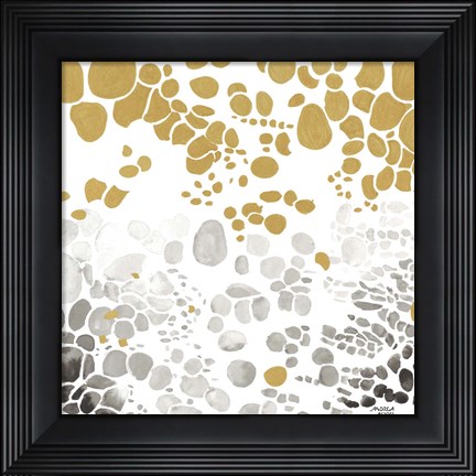 Framed Speckled Trio II Print