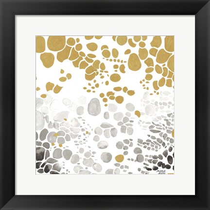 Framed Speckled Trio II Print