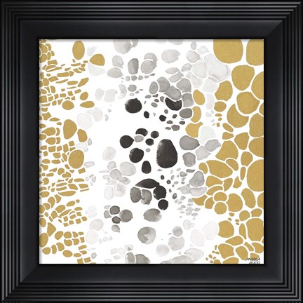 Framed Speckled Trio III Print