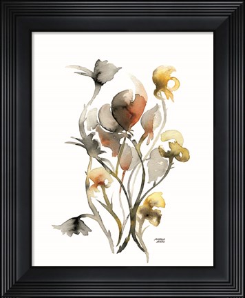Framed Watercolor Botanical III Print