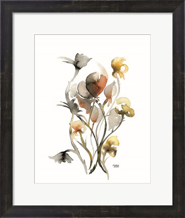 Framed Watercolor Botanical III Print