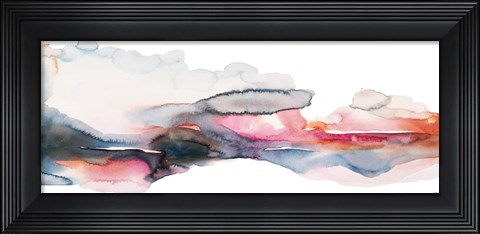 Framed Rain on Sunset Print