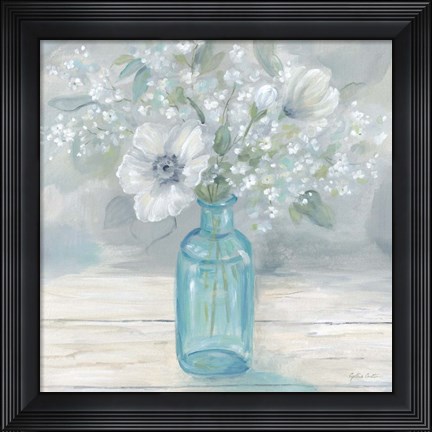 Framed Vintage Jar Bouquet II Print